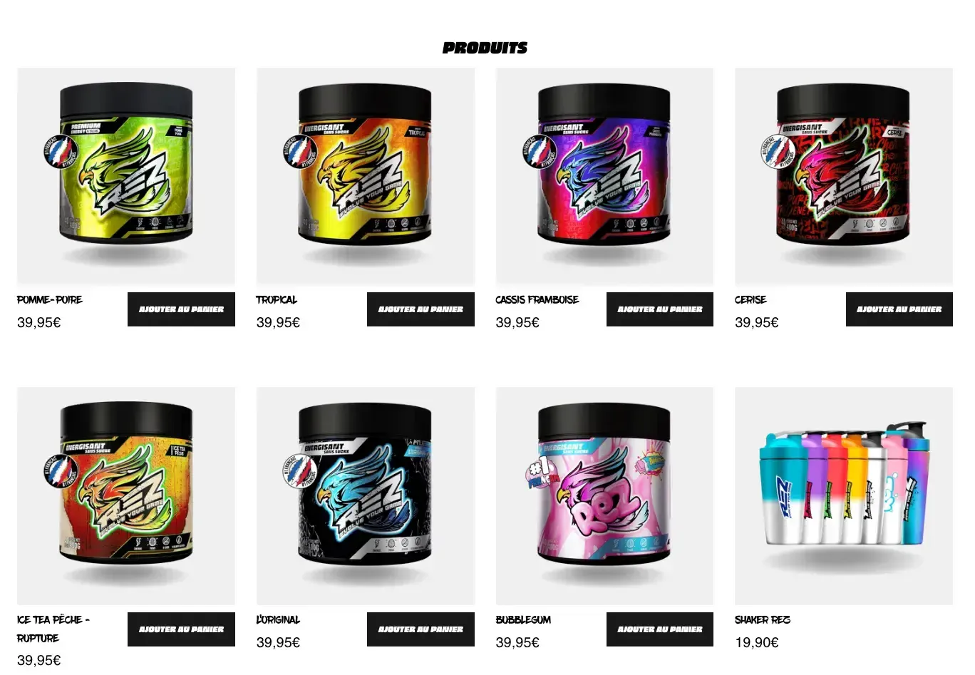 rez produits