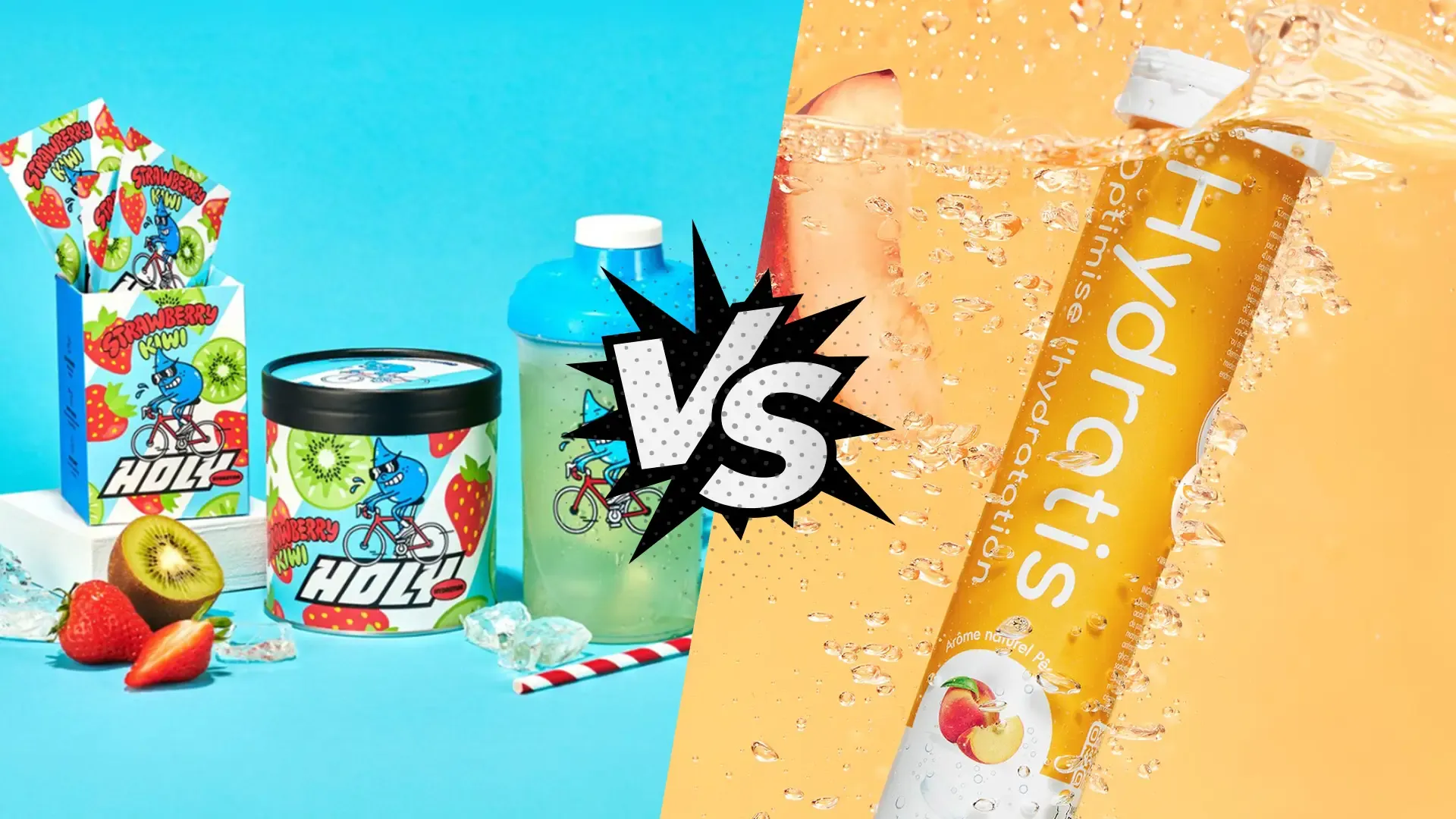 HOLY ou Hydratis : le match des boissons hydratantes en 2025