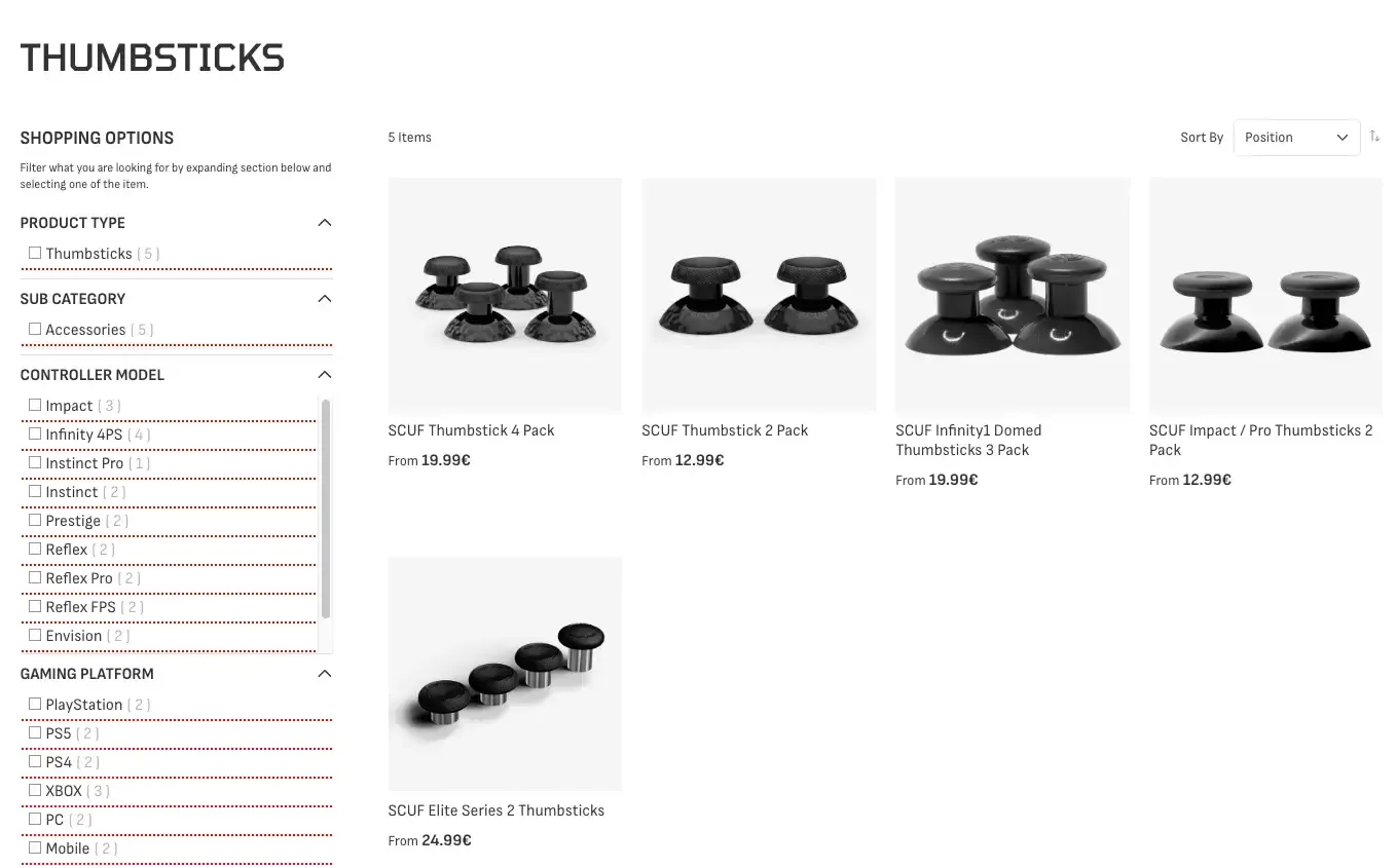 scuf joysticks