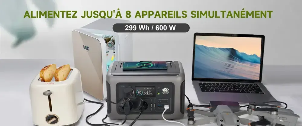 allpowers r600 alimentation appareils