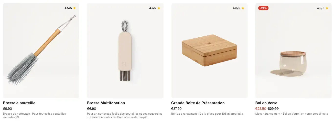 waterdrop accessoires