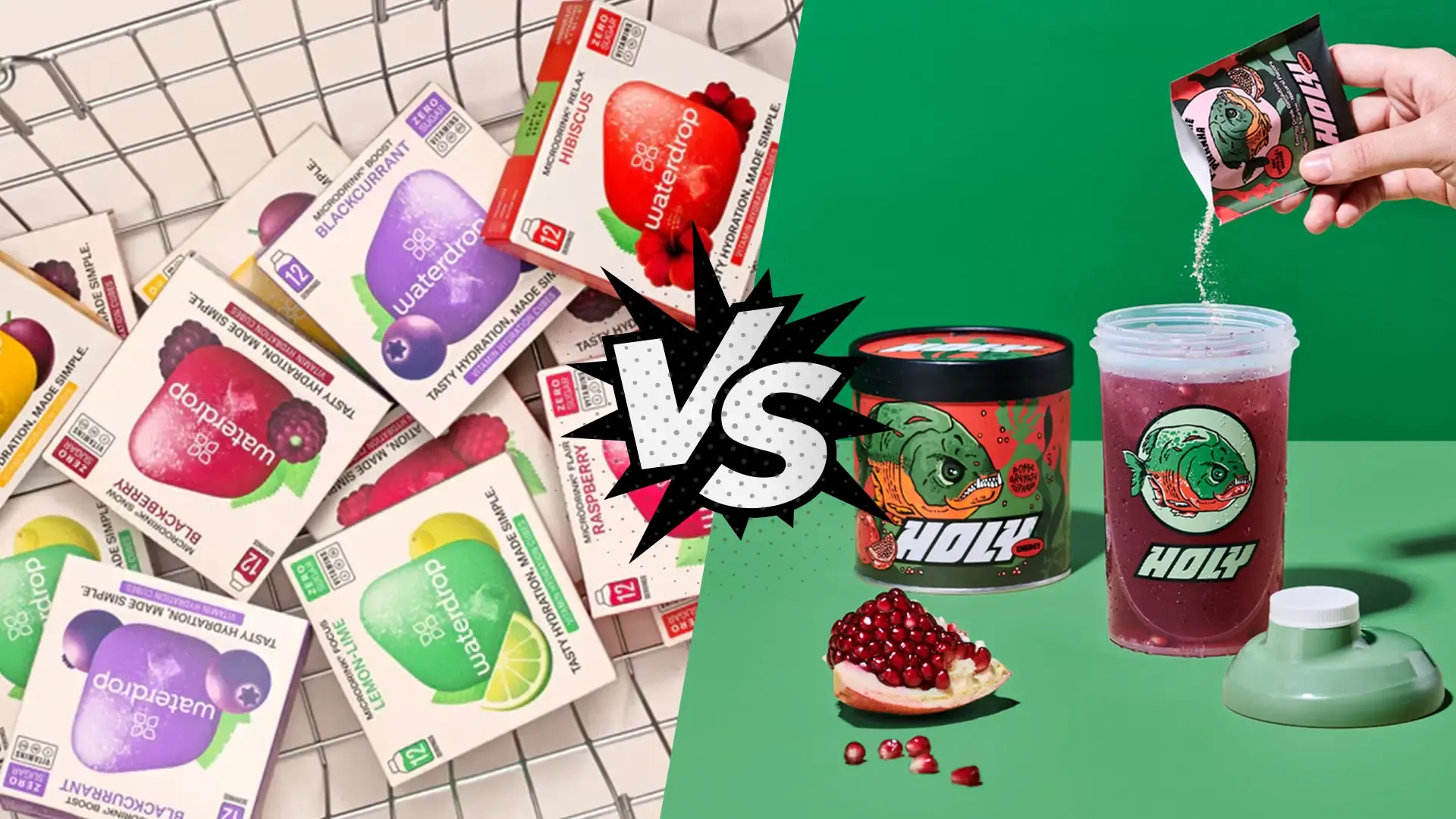 Boissons sans sucre : HOLY ou Waterdrop, quel le meilleur choix en 2025 ?