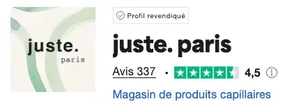 juste paris avis trustpilot