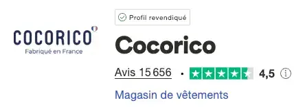 cocorico avis trustpilot