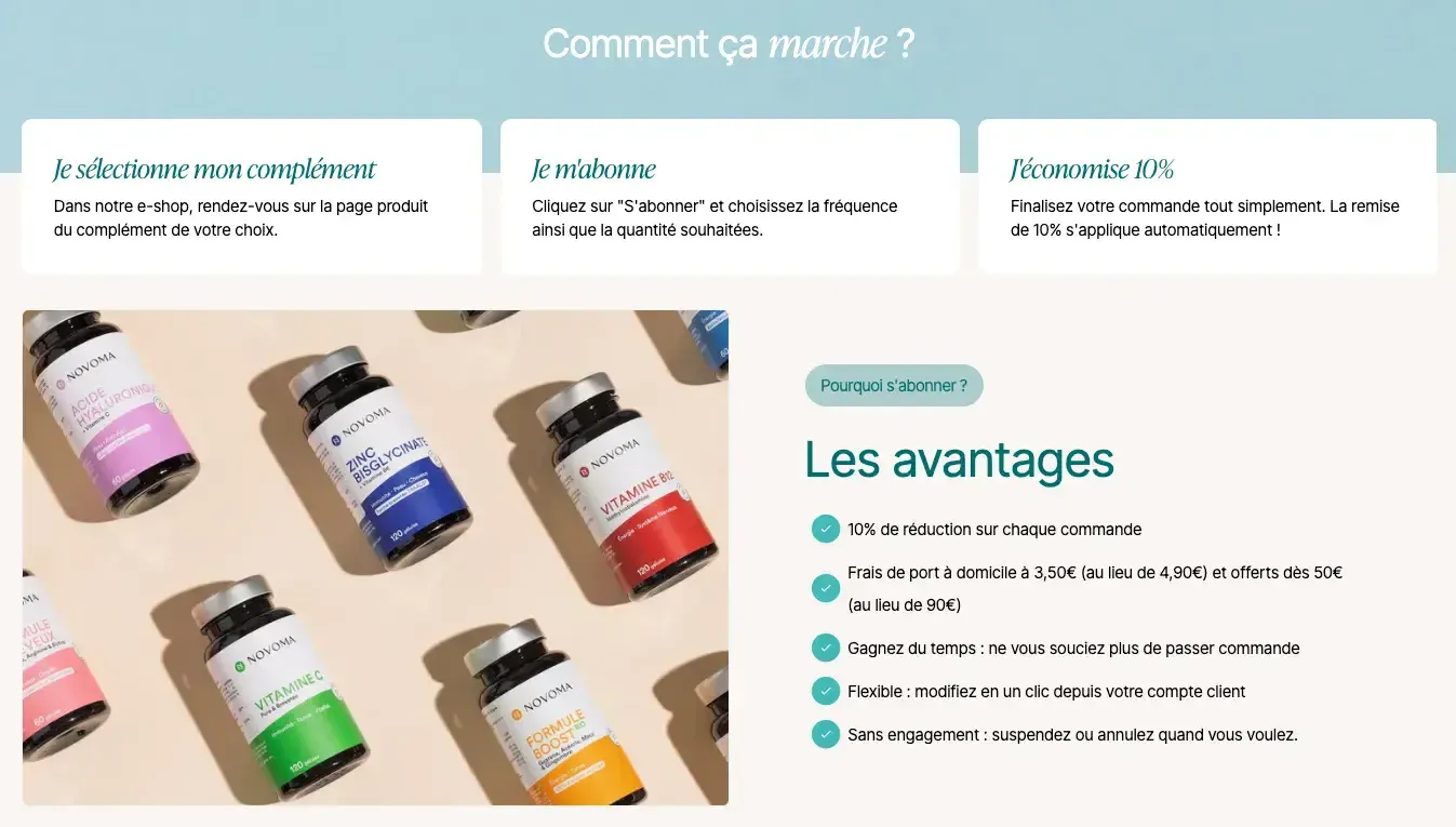 novoma abonnement