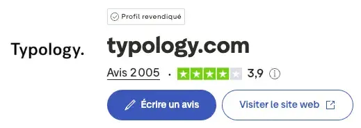typology avis clients trustpilot