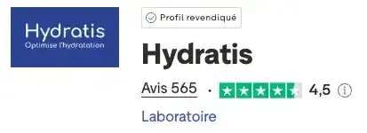 hydratis avis trustpilot sept2025