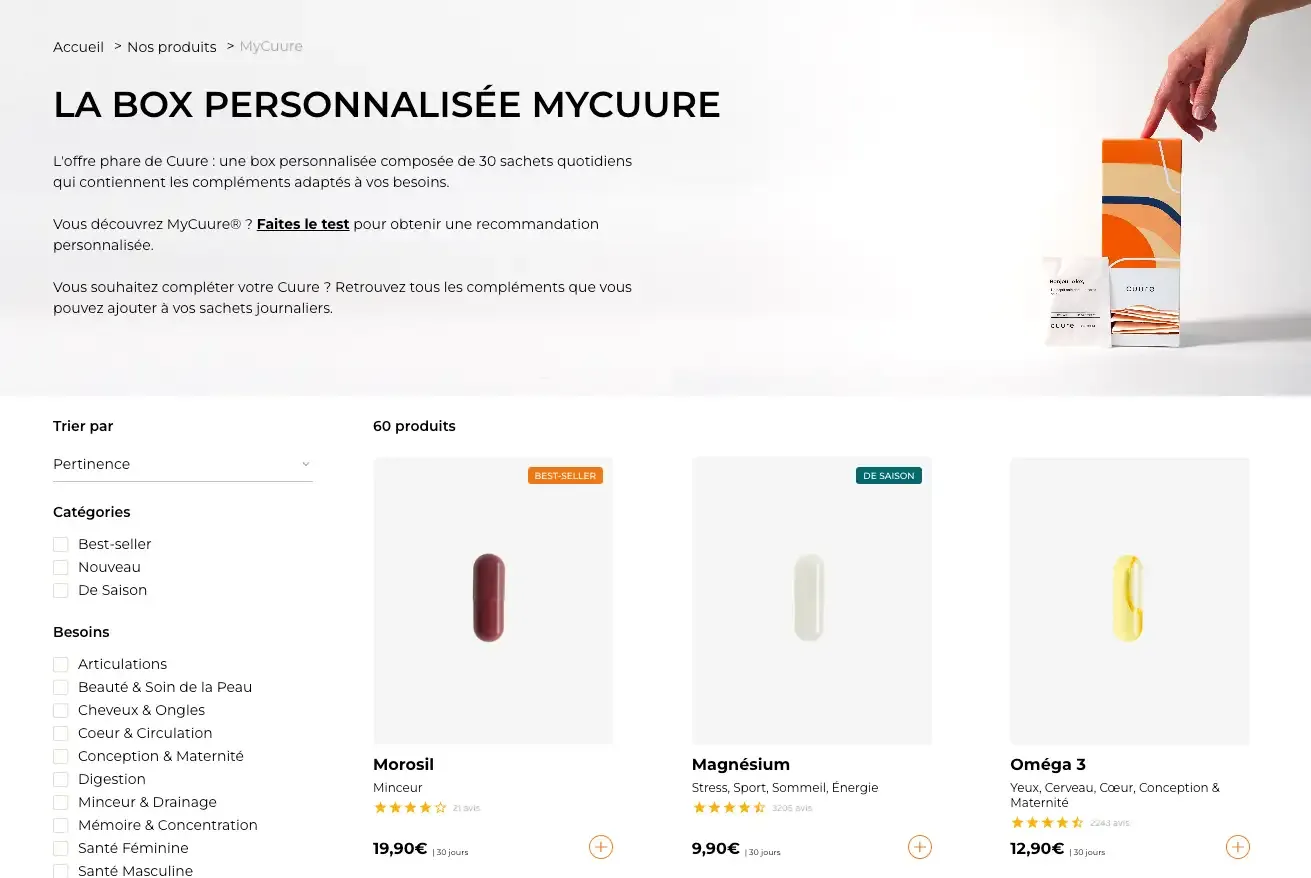 abonnement mycuure