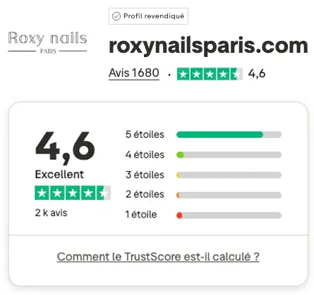 roxy nails paris avis clients trustpilot