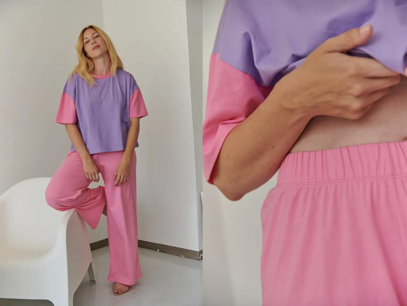 we are jolie pyjama colorblock