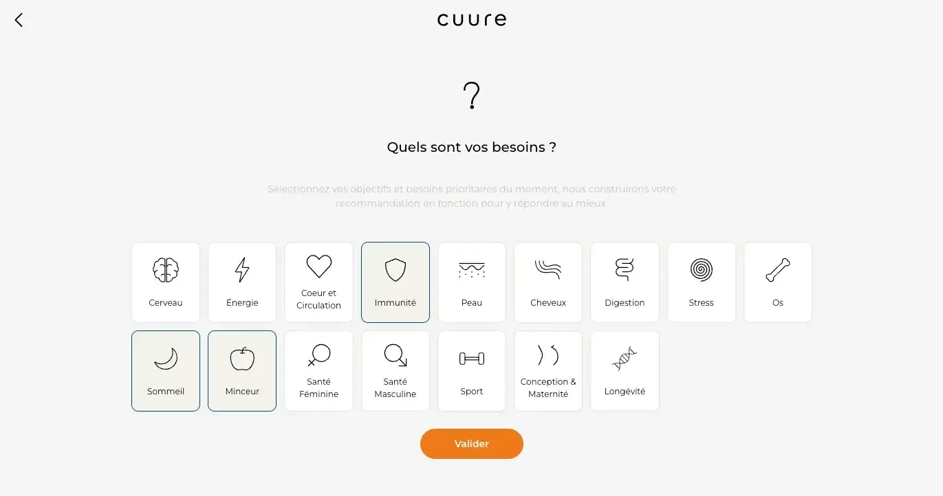 Cuure questionnaire exemple 2