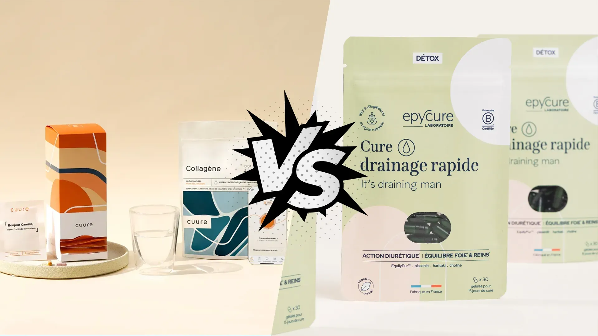 Cuure ou Epycure : quelle marque de compléments personnalisés est la meilleure ?