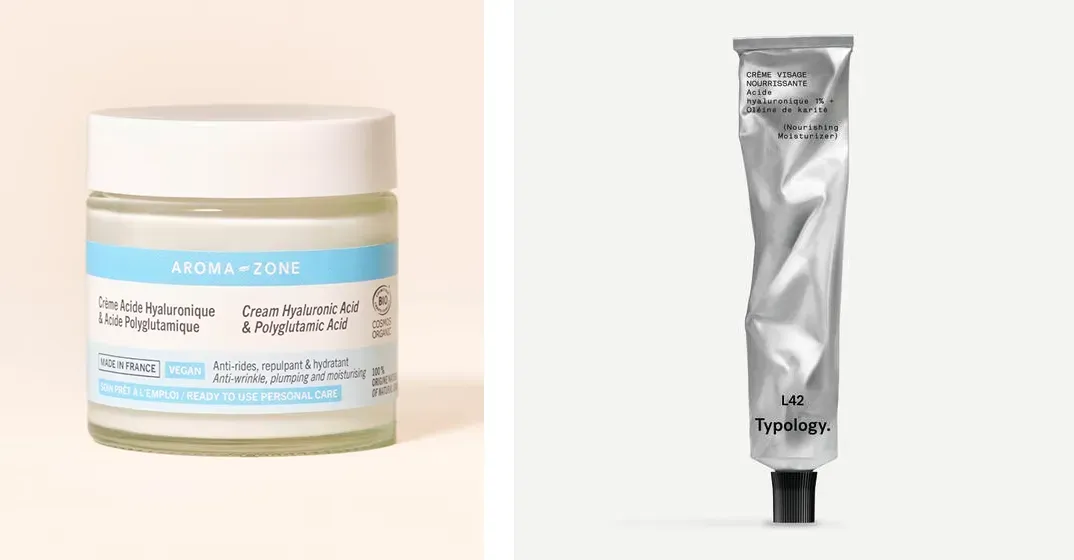 Les deux crèmes comparées