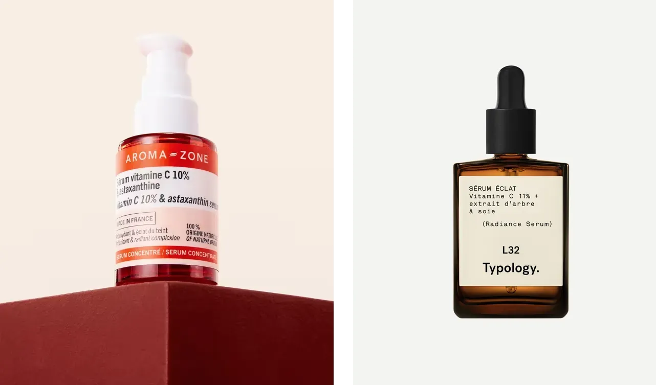 Les deux sérums comparés