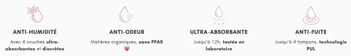 les avantages des culottes chez Mademoiselle Culotte