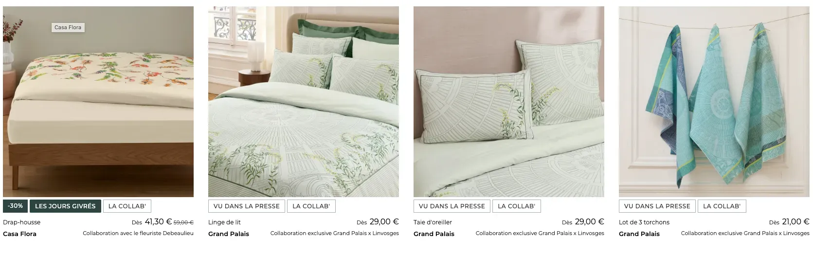 Les collaboration chez Linvosges Les collaboration chez Linvosges