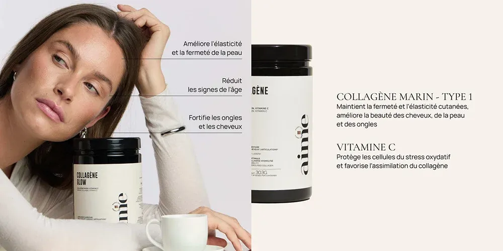 Les bienfaits et actif principaux du Collagène Glow