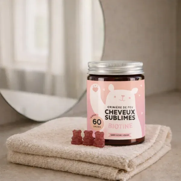 La boite de gummies cheveux sublimes