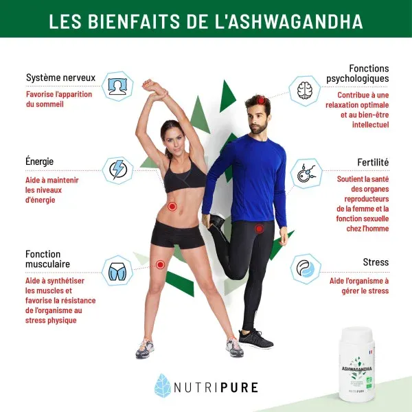 Les bienfaits de l'ashwagandha