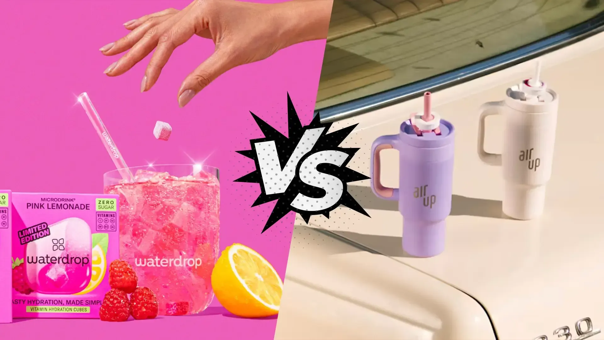 Air Up vs Waterdrop : quel système d'hydratation aromatisée choisir en 2026 ?