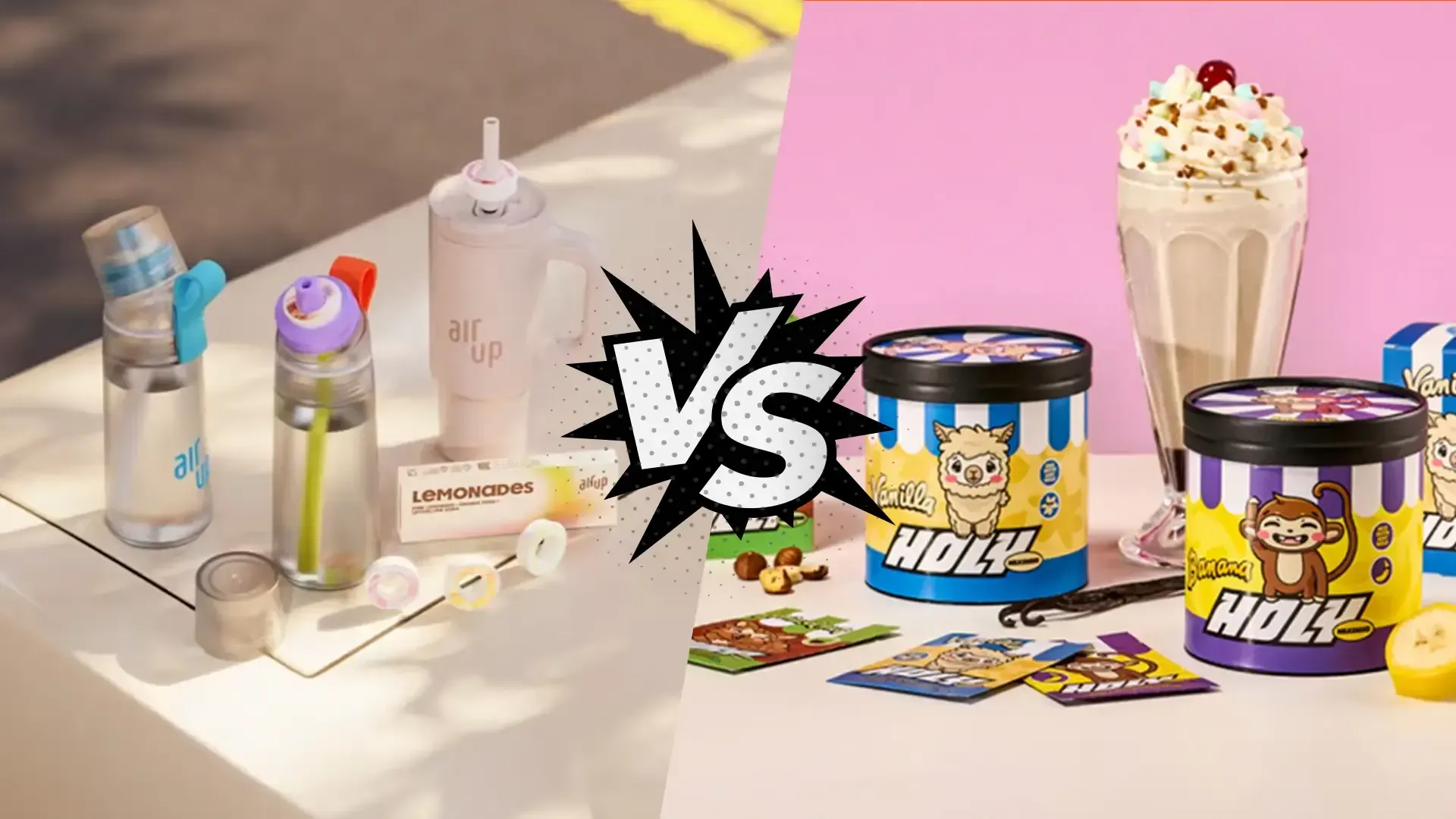 HOLY vs Air Up : Lequel choisir pour une eau parfumée sans sucre ?