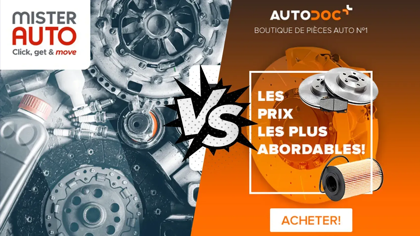 AUTODOC ou Mister Auto : quel est le meilleur site pour vos pièces auto ?