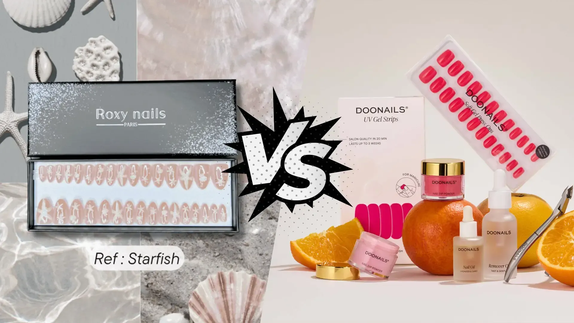 Roxy Nails Paris ou Doonails : Quelle marque choisir pour vos press on ?