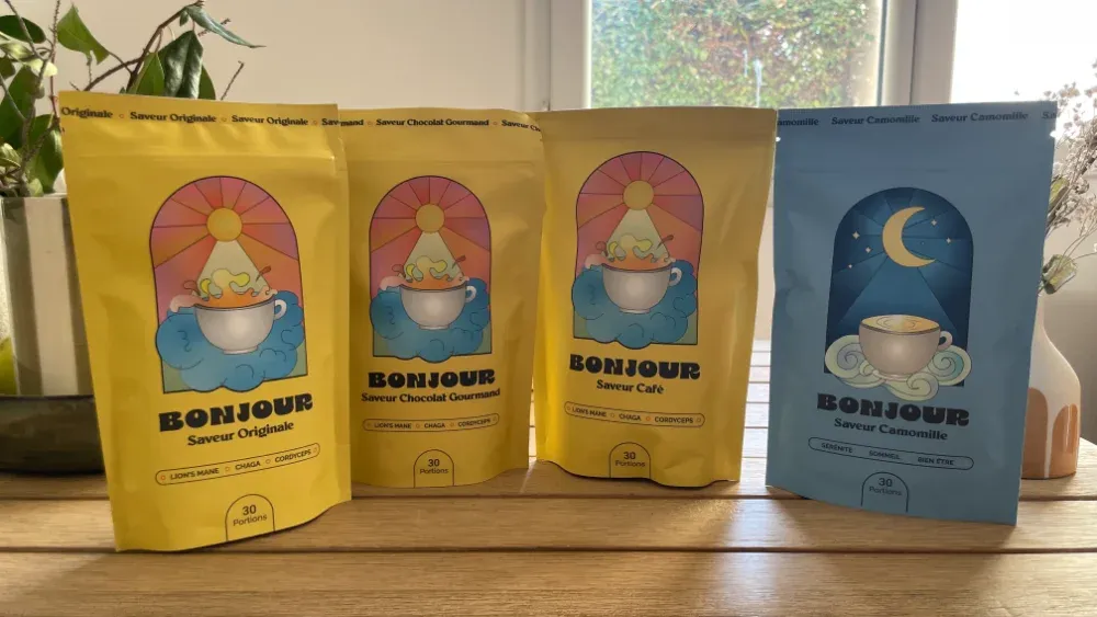 J'ai testé les boissons aux champignons adaptogènes de chez Bonjour et je vous donne mon avis