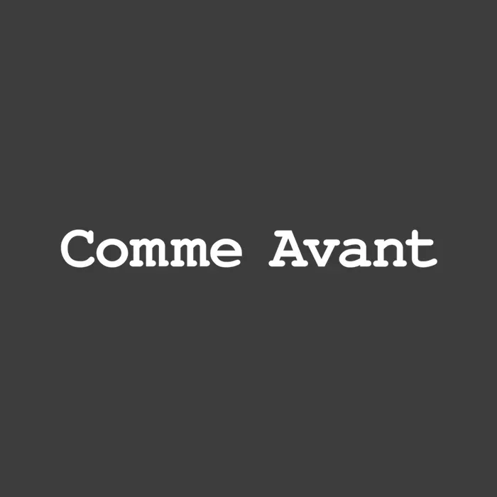 Logo Comme Avant