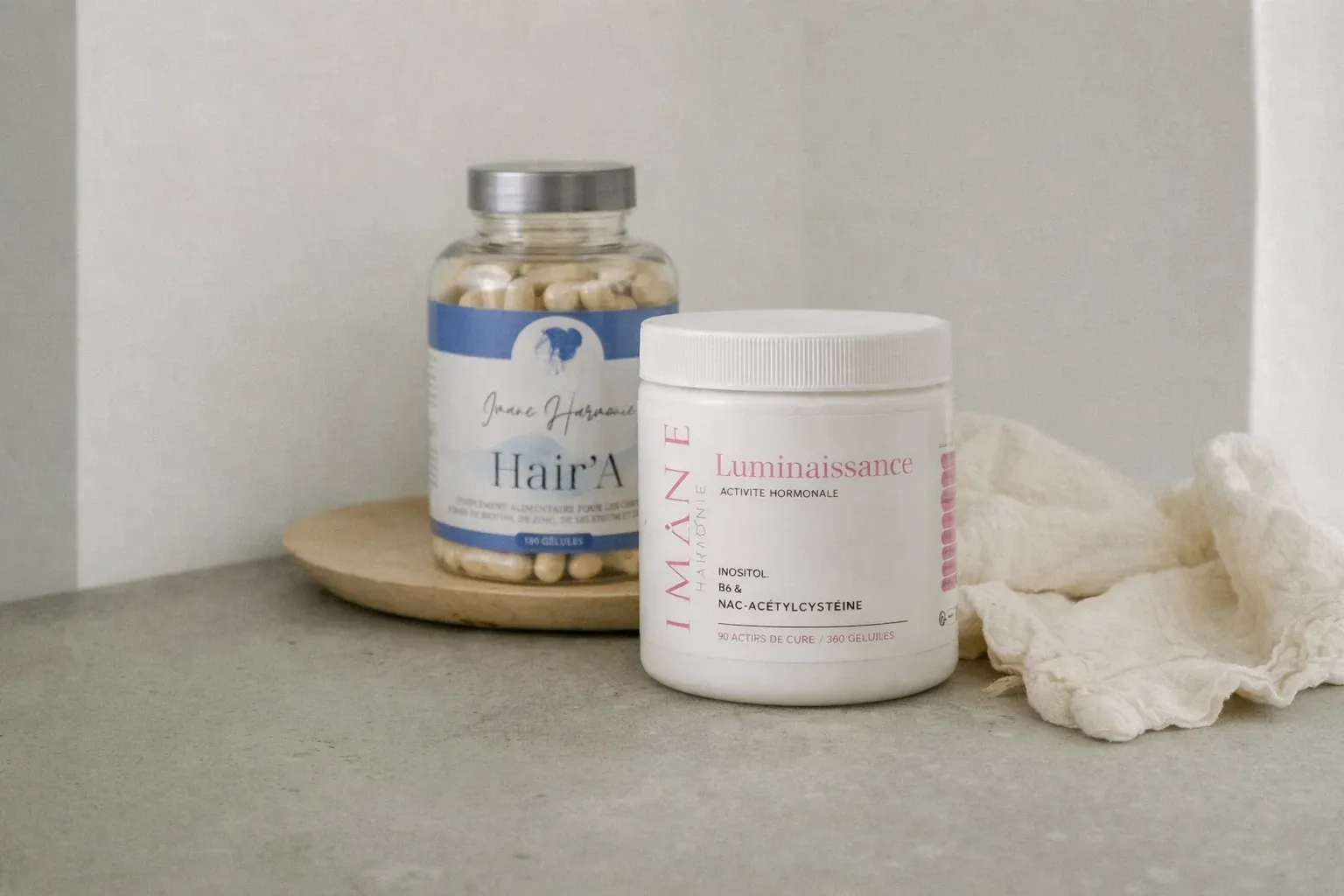 J'ai testé les compléments alimentaires Luminaissance et Hair'A de chez Imane Harmonie