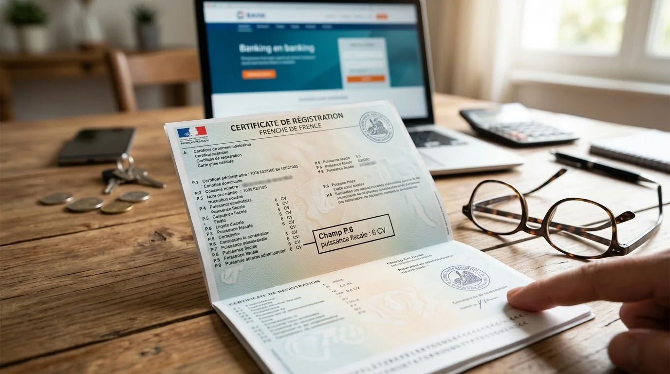 Champ P6 sur la carte grise : le guide complet sur la puissance fiscale