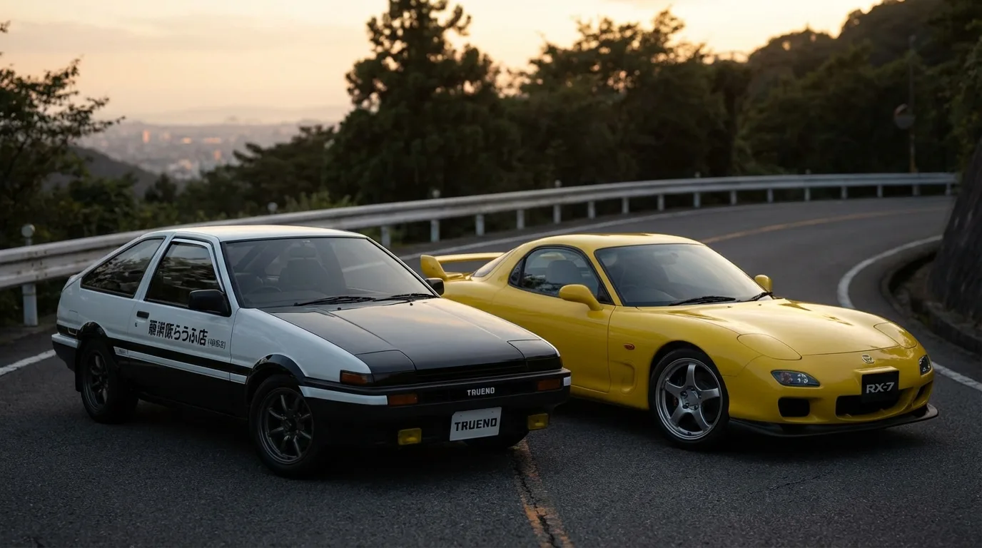 Initial D autos : le guide ultime des voitures légendaires