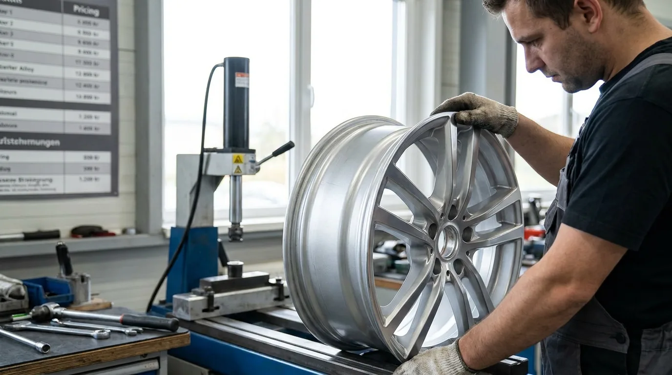 Tarif dévoilage jante alu : prix et solutions pour une roue comme neuve