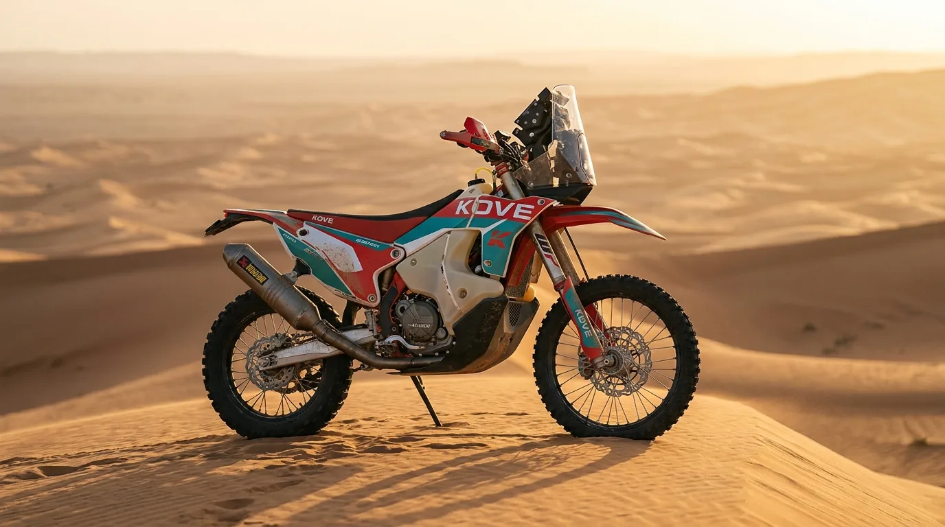 Kove 450 Rally, la moto rallye-raid qui bouscule le segment