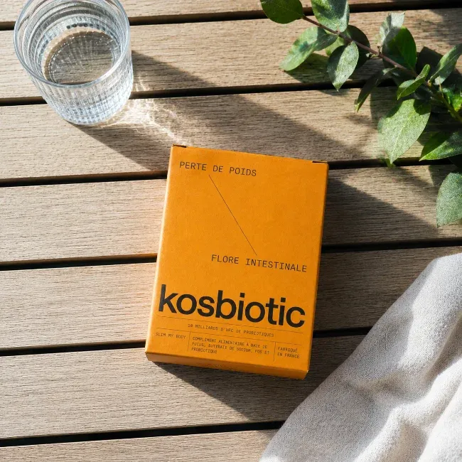 Le packaging de Slim My Body de Kosbiotic