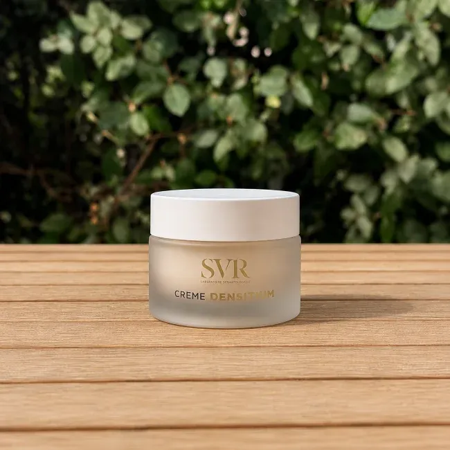 Le packaging de la crème densitium SVR
