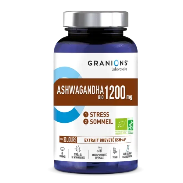 Ashwagandha Bio KSM-66® 1200 mg - Granions