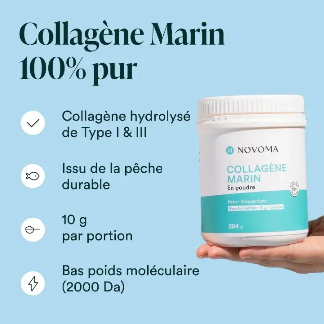 Les points forts de la composition du collagène marin