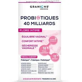 Probiotiques 40 Milliards Flore Intime - Granions - probiotique flore intime