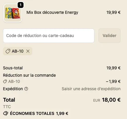 Code promo HOLY : 10% offerts avec AB-10 (2026)
