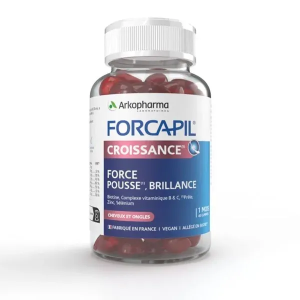 Gummies cheveux Forcapil Croissance Arkopharma