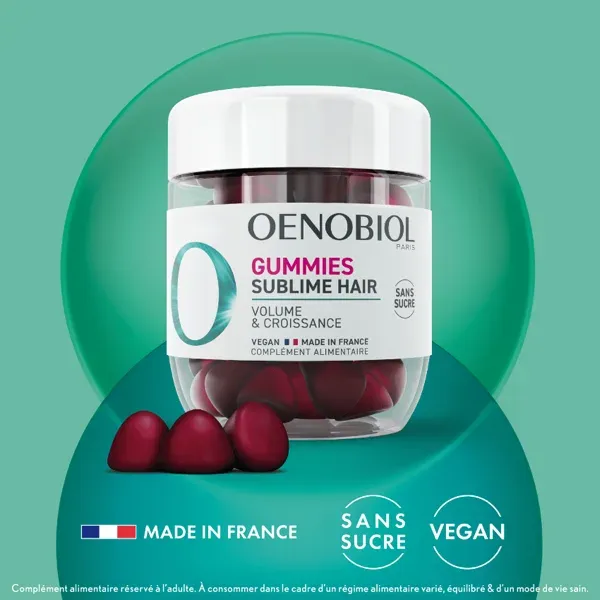 Gummies cheveux Oenobiol Sublime Hair