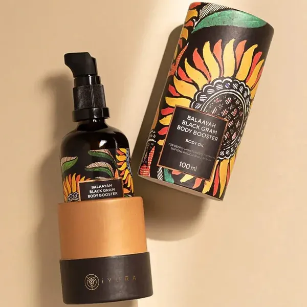 Gamme iYURA The Ayurveda Experience, huile corporelle Balaayah Black Gram Body Booster