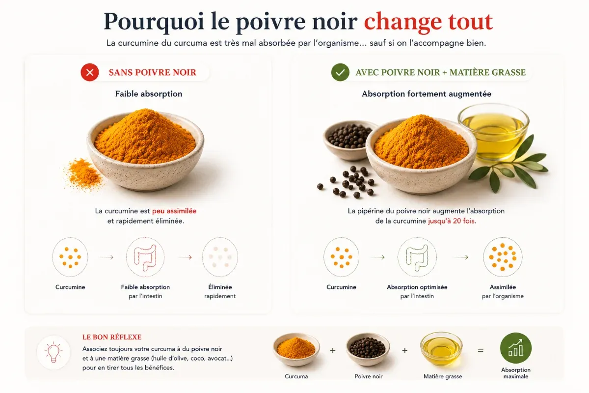 Curcuma utilisé pour ses bienfaits sur la peau