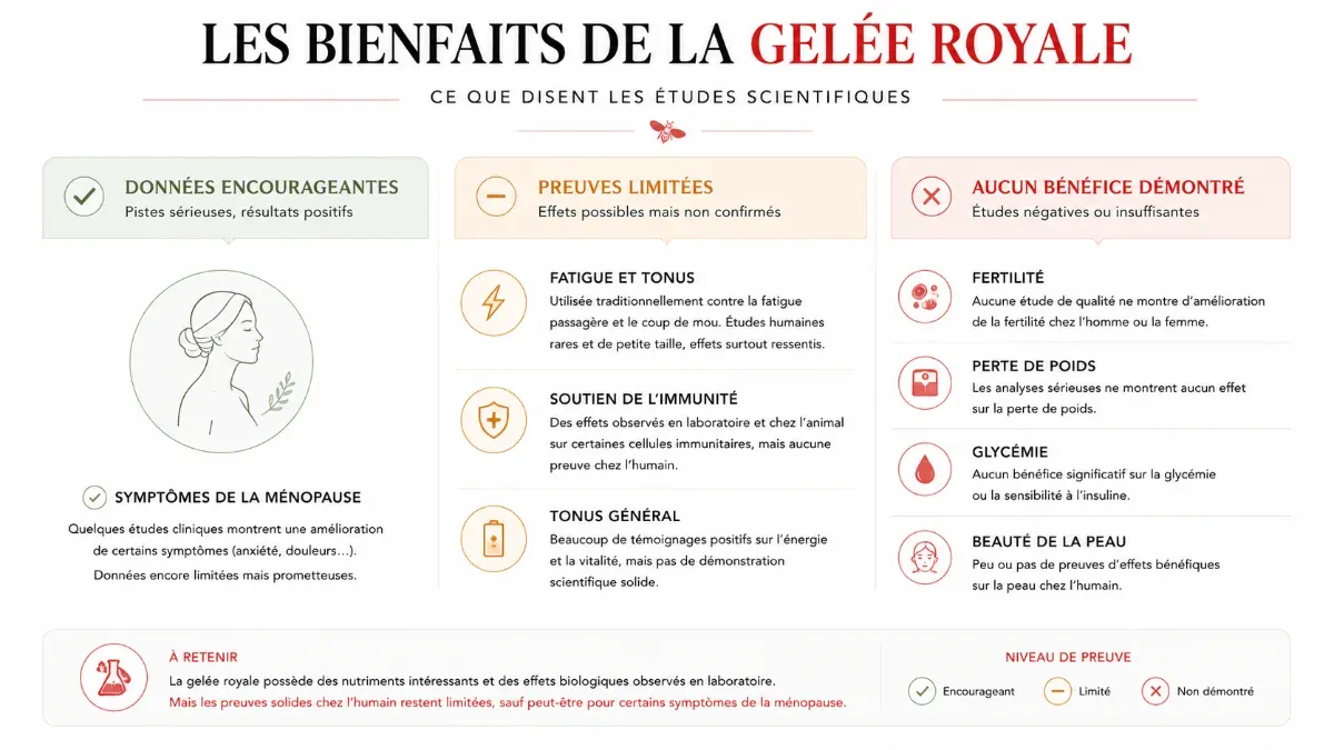 Gelée royale fraîche issue de la ruche et ses bienfaits sur la fatigue