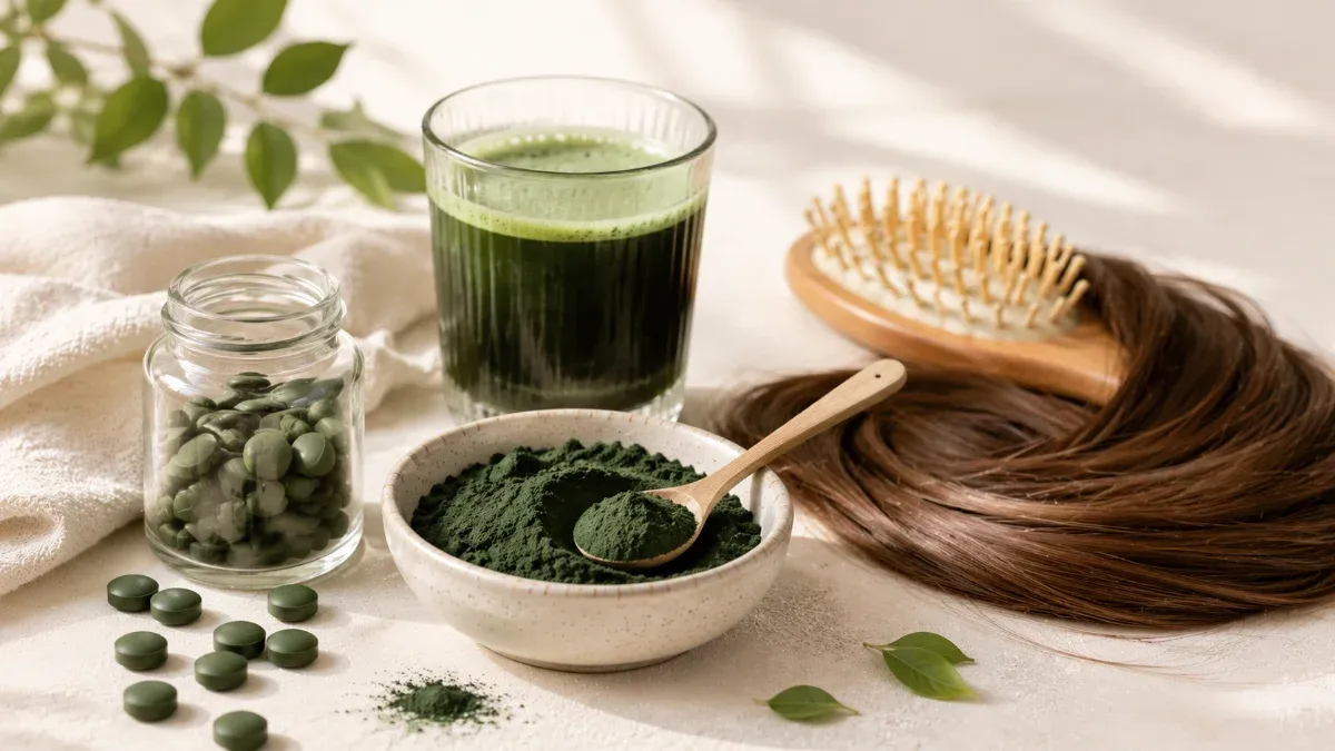 Spiruline pour les cheveux : bienfaits et efficacité