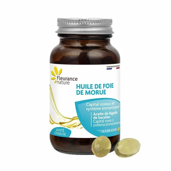 Huile de foie de morue - Fleurance Nature