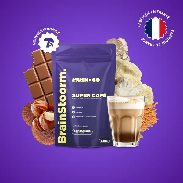 Cafe aux champignons adaptogenes Mush'n'go Super Cafe