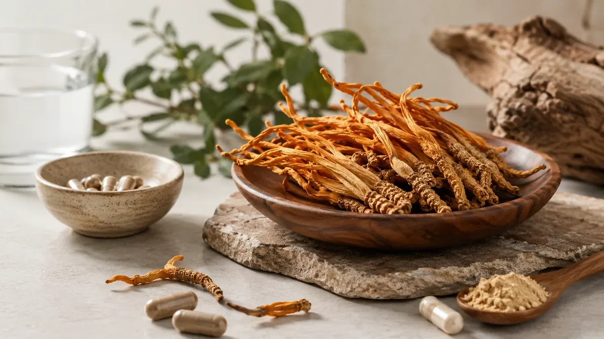 Cordyceps en complement naturel pour l'energie et l'endurance
