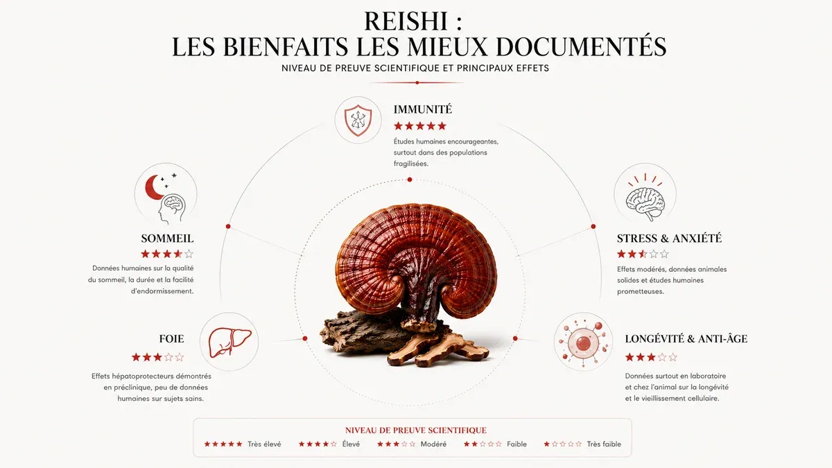 Infographie : Mon avis sur le reishi